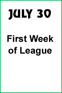 1st Week of play